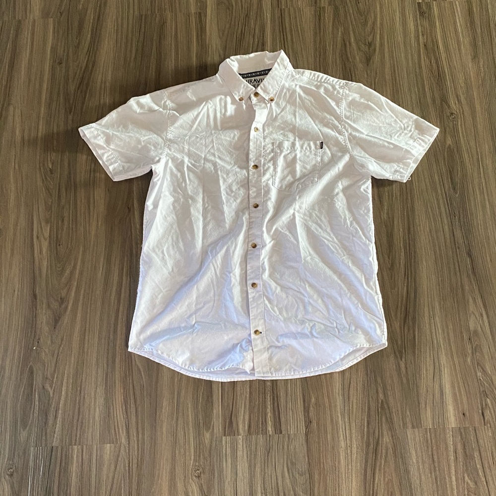 👀 Mens all white button up